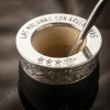 Matesur Imperial Calabaza Mate "Las Malvinas Son Argentinas" Engraved Gourd & Stainless Steel Bombilla