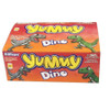 Yummy Dino Dinosaurs Candies Gummies Assorted Fruit Flavors, 30 g / 1.05 oz (box of 12)