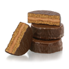 Successo Alfajores de Pasta de Maní Milk Chocolate Alfajores Filled with Peanut Cream - Trans Fat Free, 600 g / 21.16 oz (box of 12 alfajores)