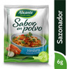 Alicante Sabor En Polvo Verdura Vegetable Flavored Powder Ready To Use Seasoning Broth - Reduced Sodium, 6 g / 0.21 oz ea (box of 12 pouches)
