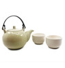 Tea Set Juego Tetera Infusora y Cuencos Porcelain Teapot with Two Porcelain Cups Japanese Style (set of 3 pieces)