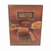 Successo Alfajores de Chocolate Milk Chocolate Alfajores Filled with Dulce de Leche - Trans Fat Free, 600 g / 21.12 oz (box of 12 alfajores)