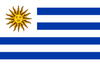Bandera Uruguay Tradicional de Poliéster Uruguay Flag - With Twine To Tie & Reinforced Seams, 90 cm x 150 cm / 39.4" x 59.05 "