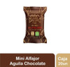 Águila Mini Alfajor de Chocolate Negro Mini Bittersweet Chocolate Cake with Dulce de Leche Filling, 480 g / 16.9 oz (20 units)