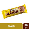 Cofler Block Barrita de chocolate con leche y cacahuetes, 38 g / 1.34 oz c/u (caja de 20 barritas)