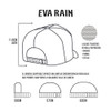 Gorra Trucker Blanca México 86' Premium Cap by Eva Rain - Adjustable Cap (50 cm to 63 cm)