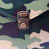 Matera Porta Termo Premium Basket for Mate & Thermos Leather Picnic Bag Perect for Mate (Green Camouflage Design)