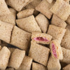 Flow Cereal Almohaditas Con Frutilla Wheat Crunchy Cereals Filled with Strawberry Cream for Breakfast Bite-Sized Cereals, 180 g / 6.3 oz bag