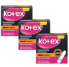 Kotex Tampones Súper Tampons Heavy Flow Super Absorbent Tampons with Blue Protection Techonology, 8 count (pack of 3)