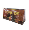 La Quinta Dulce de Leche Conitos Milk Chocolate Covered  Cone Cookies Filled with Dulce de Leche from Córdoba, Argentina (box of 3)
