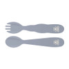 Tramontina Le Petit Gris Juego de Cubiertos Infantil Children's Flatware Set Fork & Spoon BPA-Free - Grey (2 pc)