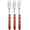 Tramontina Polywood Juego de Tenedores Stainless Steel Forks Set with Polywood Handle (3 pc)