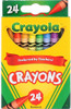 Crayola Crayons, 24 Count, Assorted Colors, Ideal For Home & School Projects