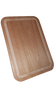 Tabla Plato Bordes Curvos de Eucalipto Con Ranura Eucalyptus Wooden Plate Perfect Cutting Board, 29 cm x 20 cm / 11.4" x 7.8"