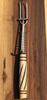 Stainless Steel Gourmet Two Tongs Ejector Fork with Guayubirá Handle