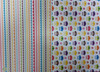 Cartulina Con Diseños Fantasía, Fantasy Design Cardboard Printed On Front and Back 32 x 22.5 cm / 12.59 " x 8.85" Contains 24 Multicolored Sheets