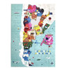Rompezabezas Provincias Argentinas 77-Piece Puzzle Argentinian Provinces Map Funny & Educational Puzzle for Kids & Family
