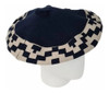 Boina De Hilo Guarda Pampa Beret Gaucho Style Classic Argentinian Hat - Blue & Beige (Various Colors Available)