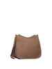 Prüne Bandolera Dolmen Cuero Marrón Claro Leather Shoulder Bag Internal Pocket & Adjustable Handle (Tawny Brown)