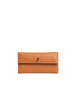 Prüne Billetera Chicago Cuero Marrón Leather Flap Wallet Clutch Organizer with Magnetic Clasp (Brown)
