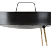 Disco De Arado Paellera Steel Paella Pan with Lid & Removable Legs 500ºC Resistant, 40 cm / 15.8" diam