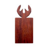 Tabla En Anchico Curada Premium Anchico Wood Cutting Board Plate Unique Horn Design by Tero Carpintero, 46.5 cm x 22 cm x 2 cm / 18.3" 8.7" x 0.8"