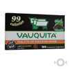 Vauquita Black Menta Tableta Clásica Bañada Chocolate-Covered Dulce de Leche Bar  (box of 18 units)