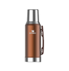 Stanley Mate System Termo Original con Tapón Cebador Thermos Bottle for Mate Bronze Colored Design, 1.2 lts / 40.57 fl oz