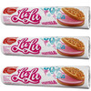 Famosa LuLu Galletas con Relleno Sabor Frutilla Cookies with Strawberry Flavor Filling, , 115 g / 4.05 oz (pack of 3)