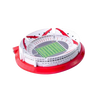 River Plate 3D Stadium "Monumental" Ornament with LED Lights, 14.5 cm x 17 cm x 4.5 cm