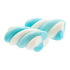 Fini  Marshmallows Twisty Azul Sabor Groselha y Nata, 250 g / 8.81 oz bag