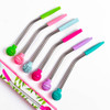 Bombi Pop Metamate Stainless Steel Straw with Nozzle and Polypropylene Filter Bombilla Bombi Pop (Various Colors Available)