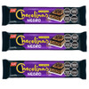 Chocolinas Black Chocolate Cookies, Perfect for Cakes with Dulce de Leche Chocotorta, 258 g / 9.1 oz (pack of 3)