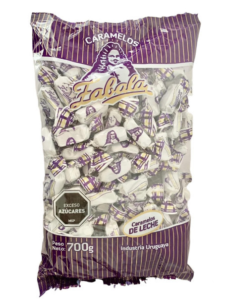 Zabala Caramelos Masticables de Leche Milk Chewable Candies 700 g / 24