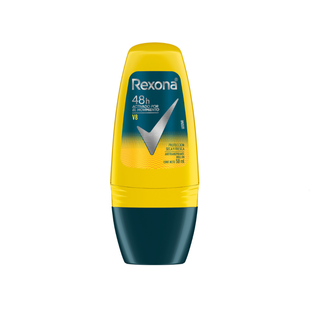 Rexona V8 Antiperspirant Roll On Antitranspirante for Men, 50 g