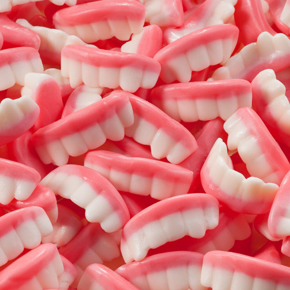 Fini Gomitas con Forma de Dentaduras, 250 g / 8.81 oz
