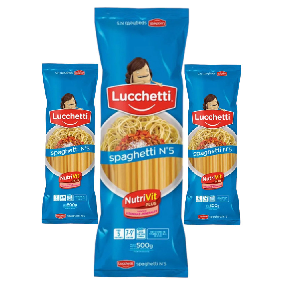 FIDEOS LUCCHETTI SPAGHETTI 20X500
