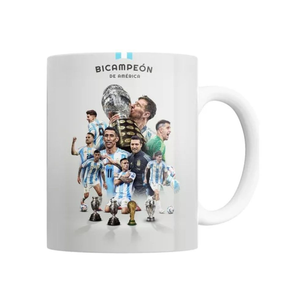 Taza Blue Bicampeón de América 2024 Copa America Argentina Champions