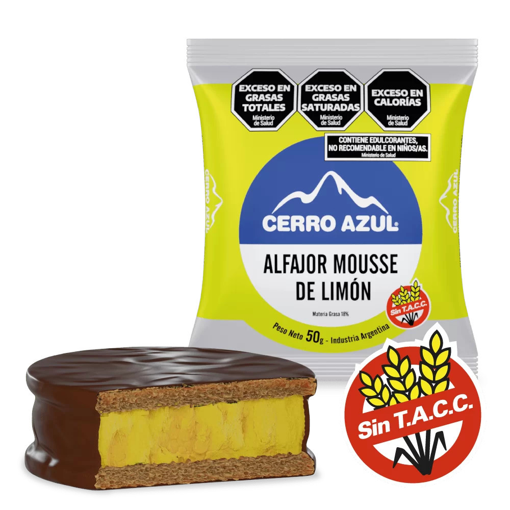 Cerro Azul Assorted Mousse Alfajores Filled with Chocolate & Lemon
