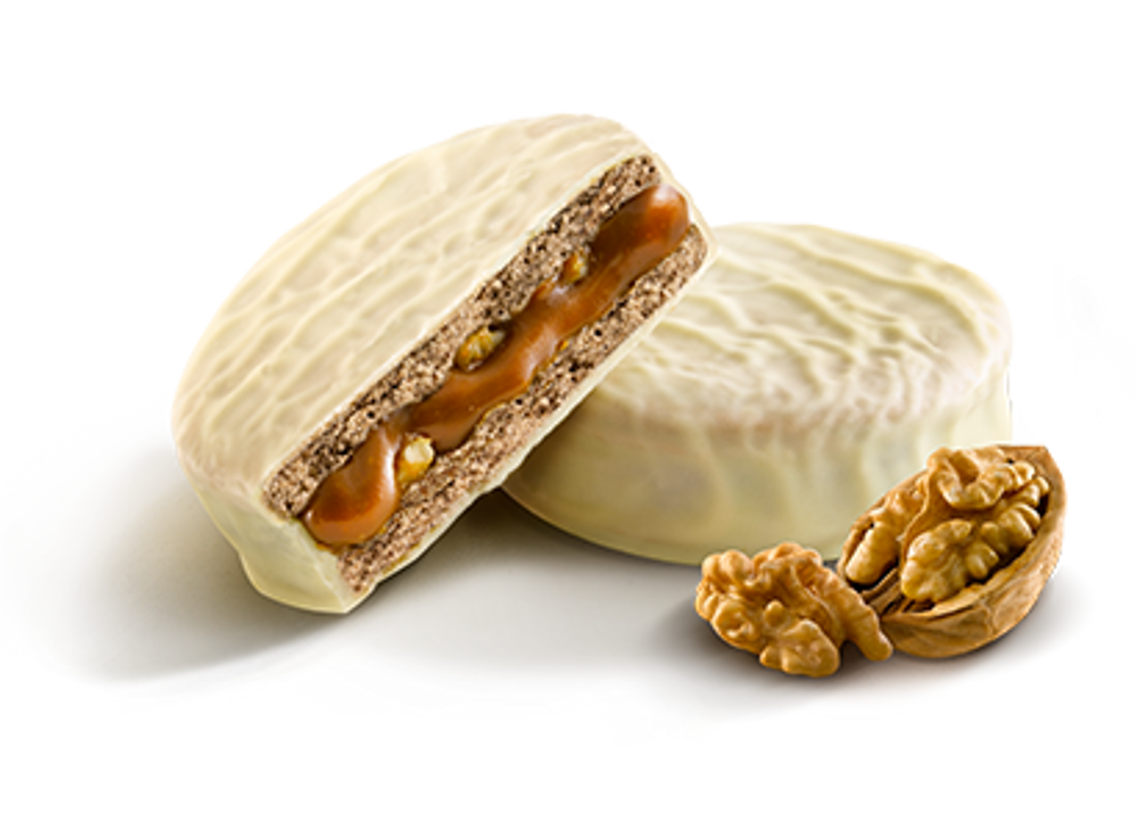 Havanna Alfajor White Chocolate with Nuts and Dulce de Leche (box