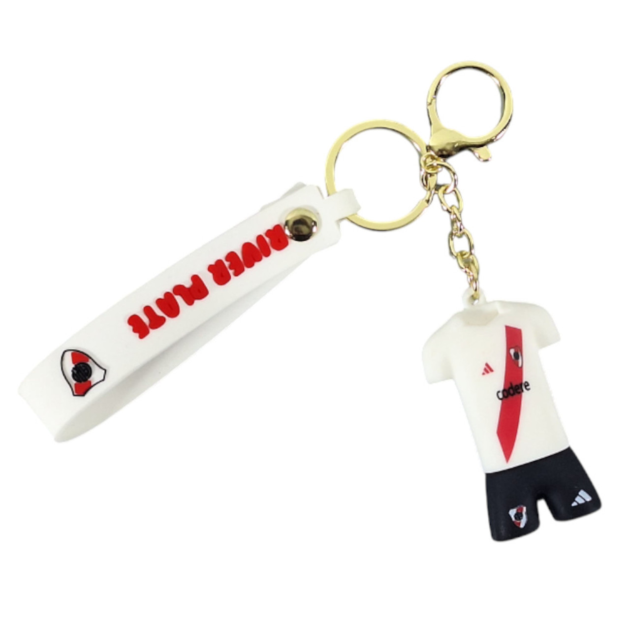 River Plate Soccer Team Keychain, Lightweight & Durable, Perfect