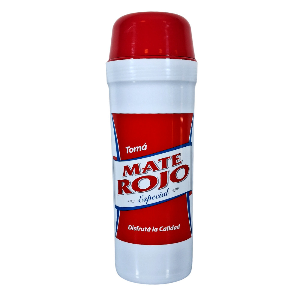 Termolar Mate Rojo Thermos Red & White with Drinking Spout