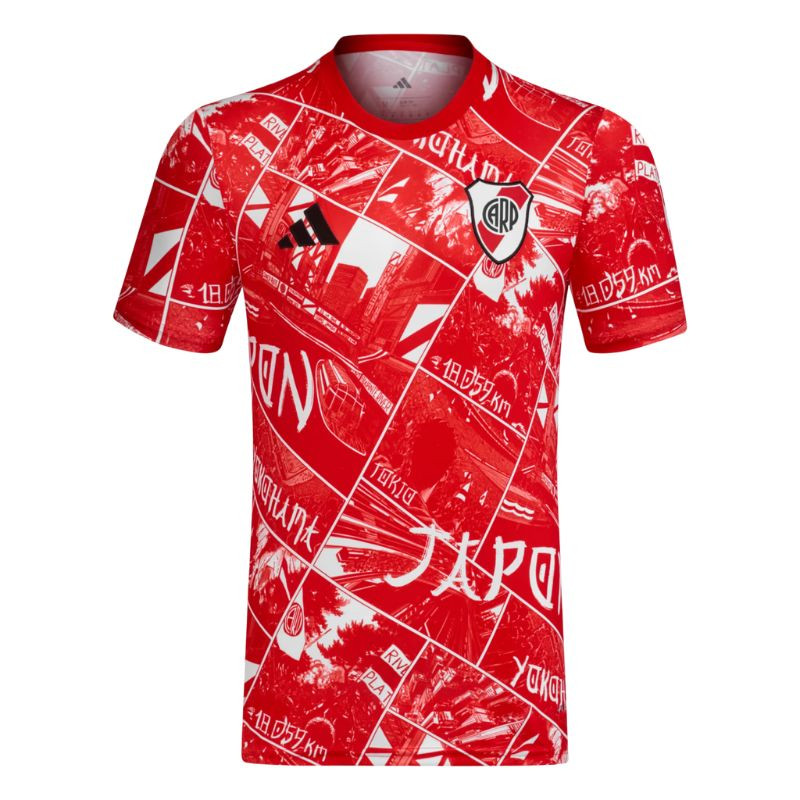 Adidas River Plate Prematch Jersey Fan Version AEROREADY for Men