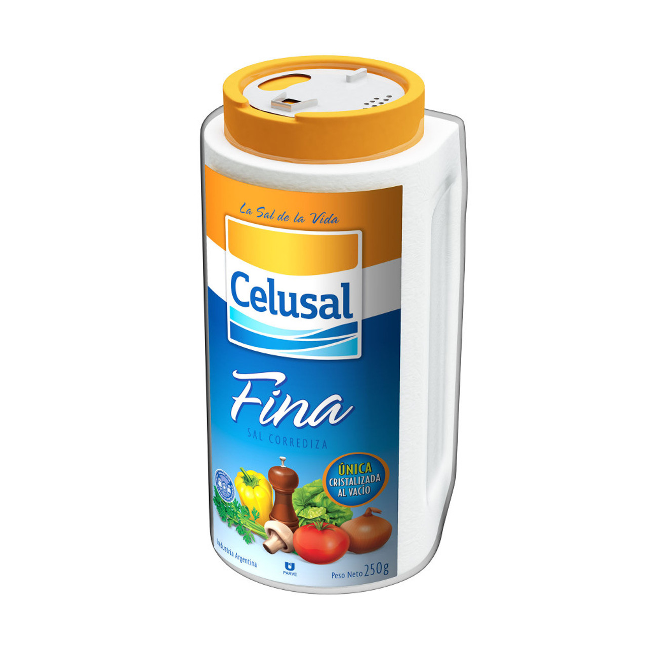Celusal Sal Fina Salero De Mesa Salt Bottle, 250 g / 8.8 oz