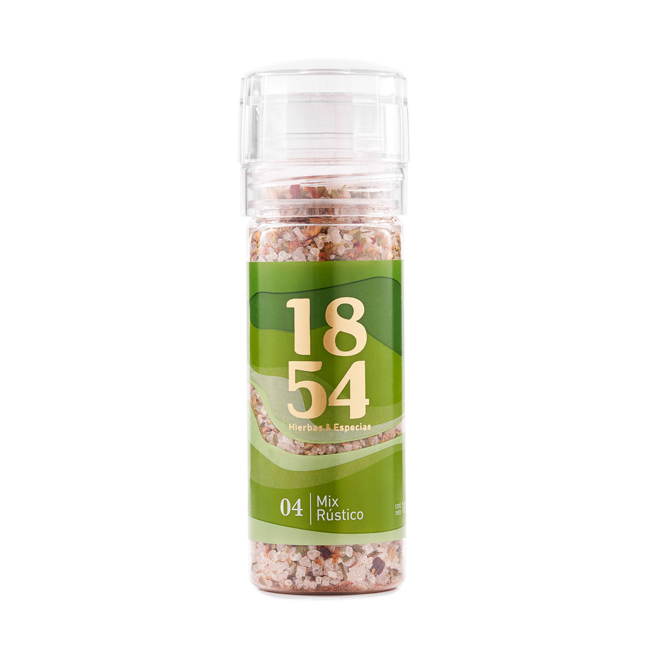 Molinillo Premium 1854 Hierbas & Especias Mix Rústico Salt, Spices &  Dehydrated Vegetables Grinder, 100 g / 3.52 oz