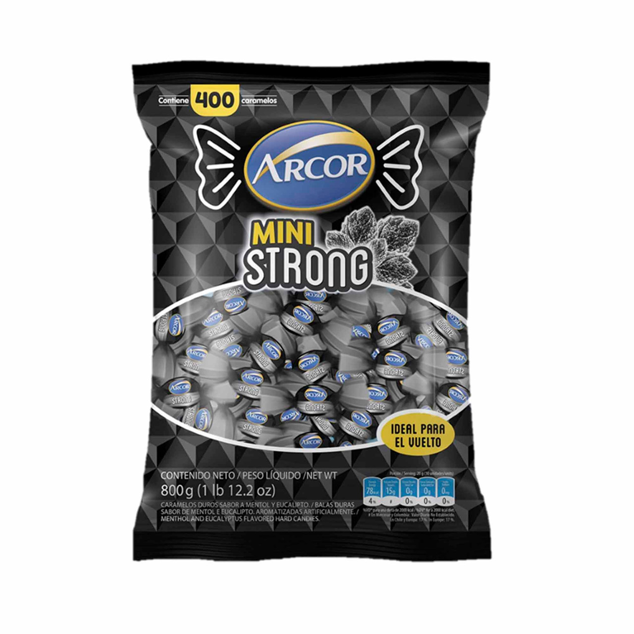 Caramelos Arcor Mini Strong Hard Candies Menthol Eucalyptus Flavor 800 G 12 2 Oz Large Bag Pampa Direct Caramelos Arcor Mini Strong Hard Candies Menthol Eucalyptus Flavor 800 G 12 2 Oz Large Bag Pampa Direct
