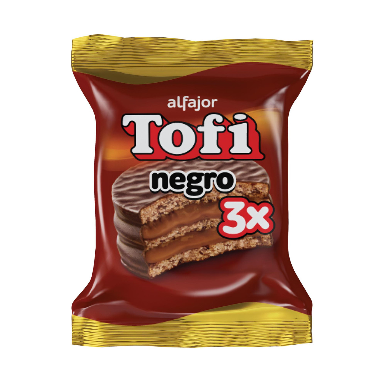 Alfajor Jorgito Negro Dulce de Leche w/ Chocolate Coating, mini box aguiar  