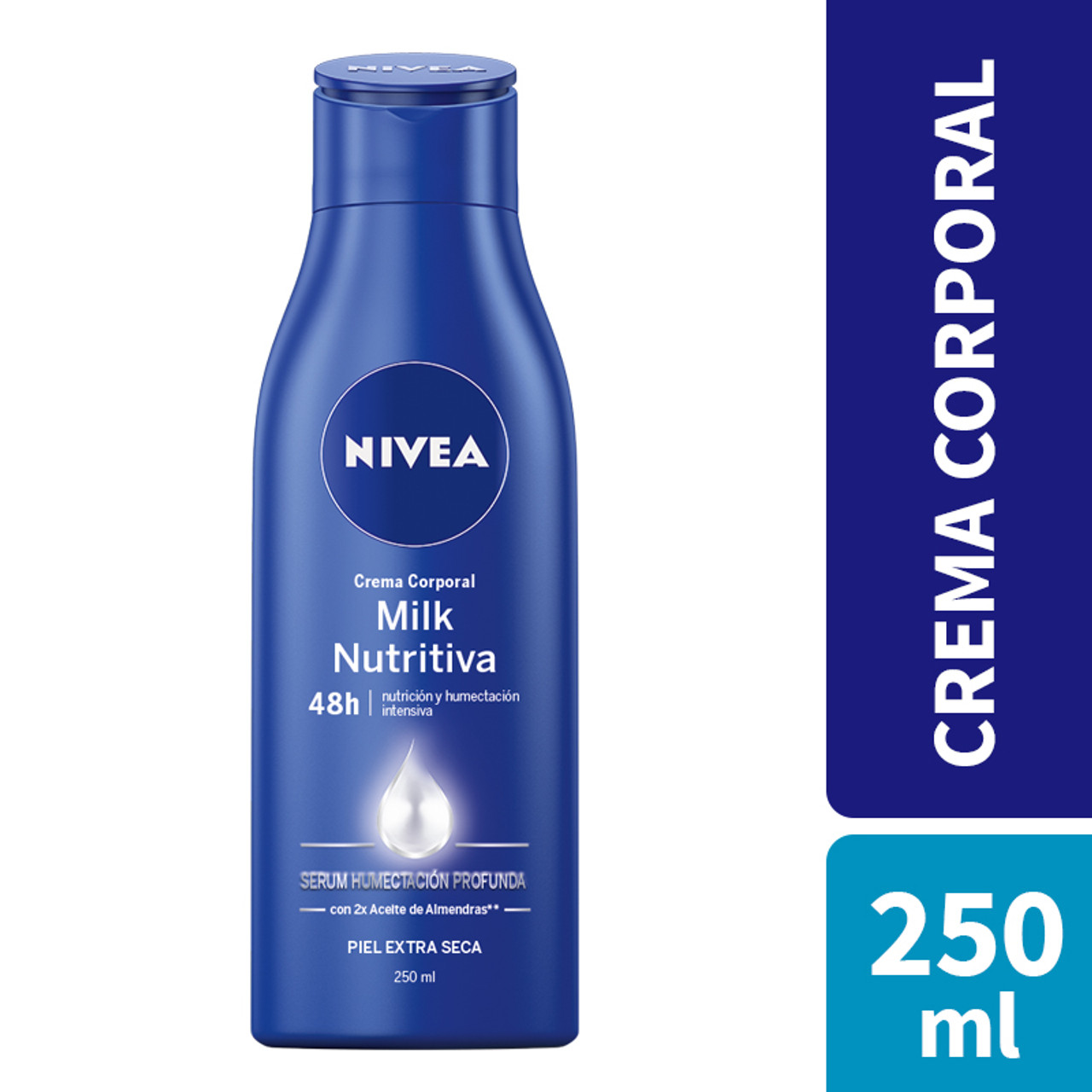 Welkom tack Manifesteren Nivea Crema Corporal Milk Nutritiva Body Cream Intense Nutrition &  Moisturizing for Extra Dry Skin, 250 ml / 8.45 oz - Pampa Direct