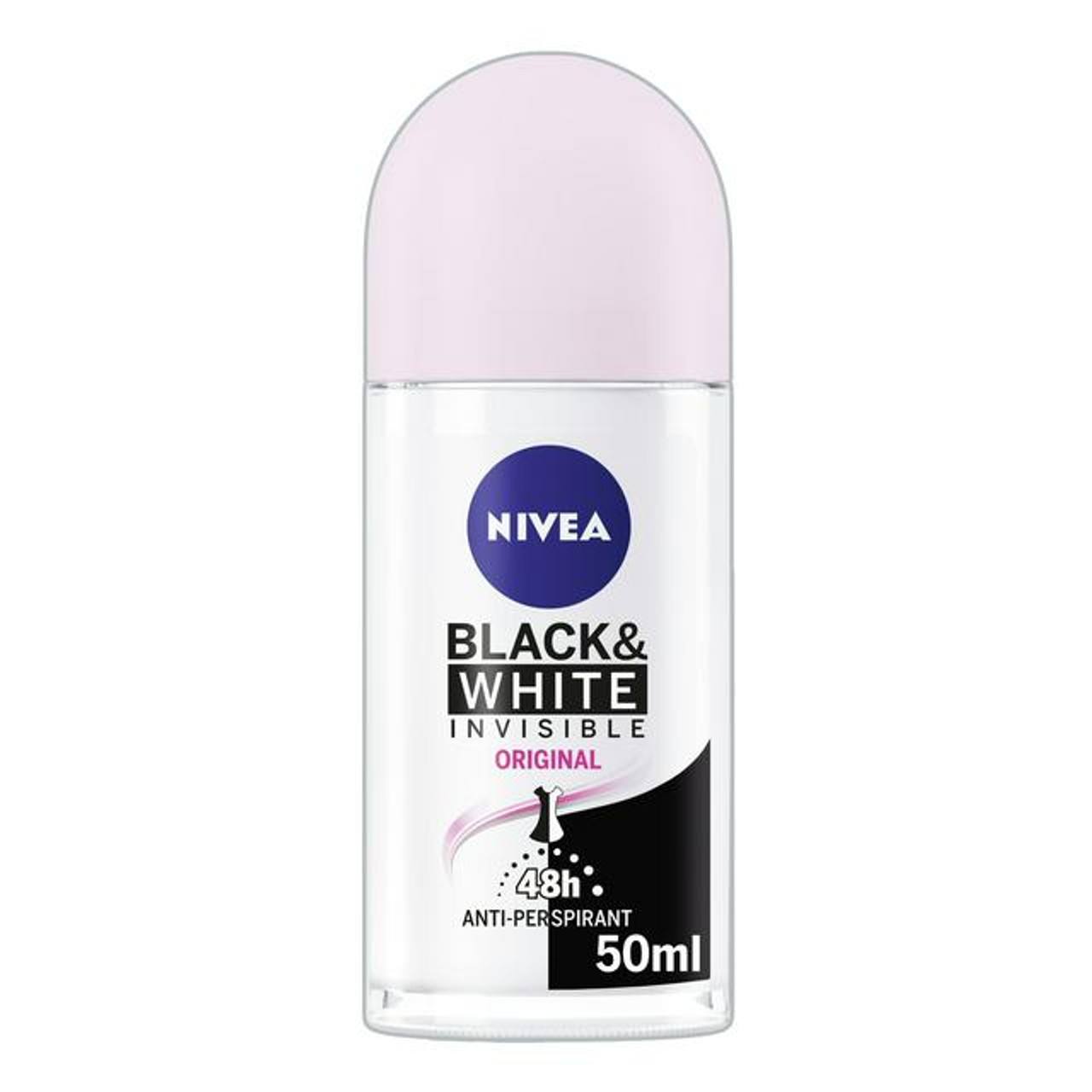 Nivea Lady Roll On Antiperspirant & Deodorant Invisible Black and