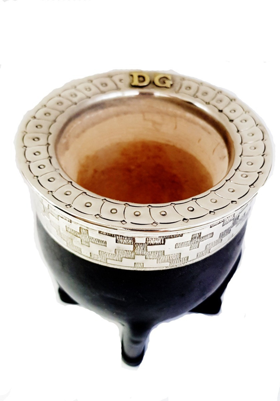 Mate Imperial alpaca GRABADO SUPERIOR - Artisan Imperial Mate Cup